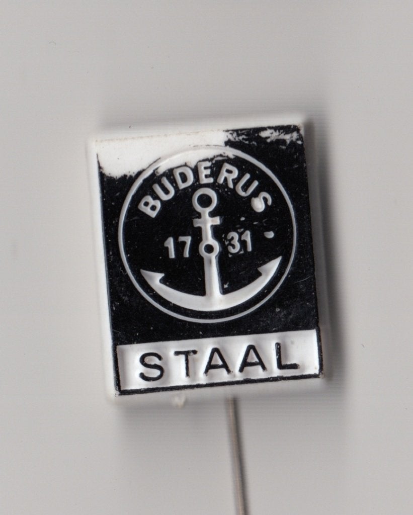 Buderus Staal Scheepvaart speldje, Gebruikt, Niet vindbaar, Niet vindbaar, Speldje of Pin