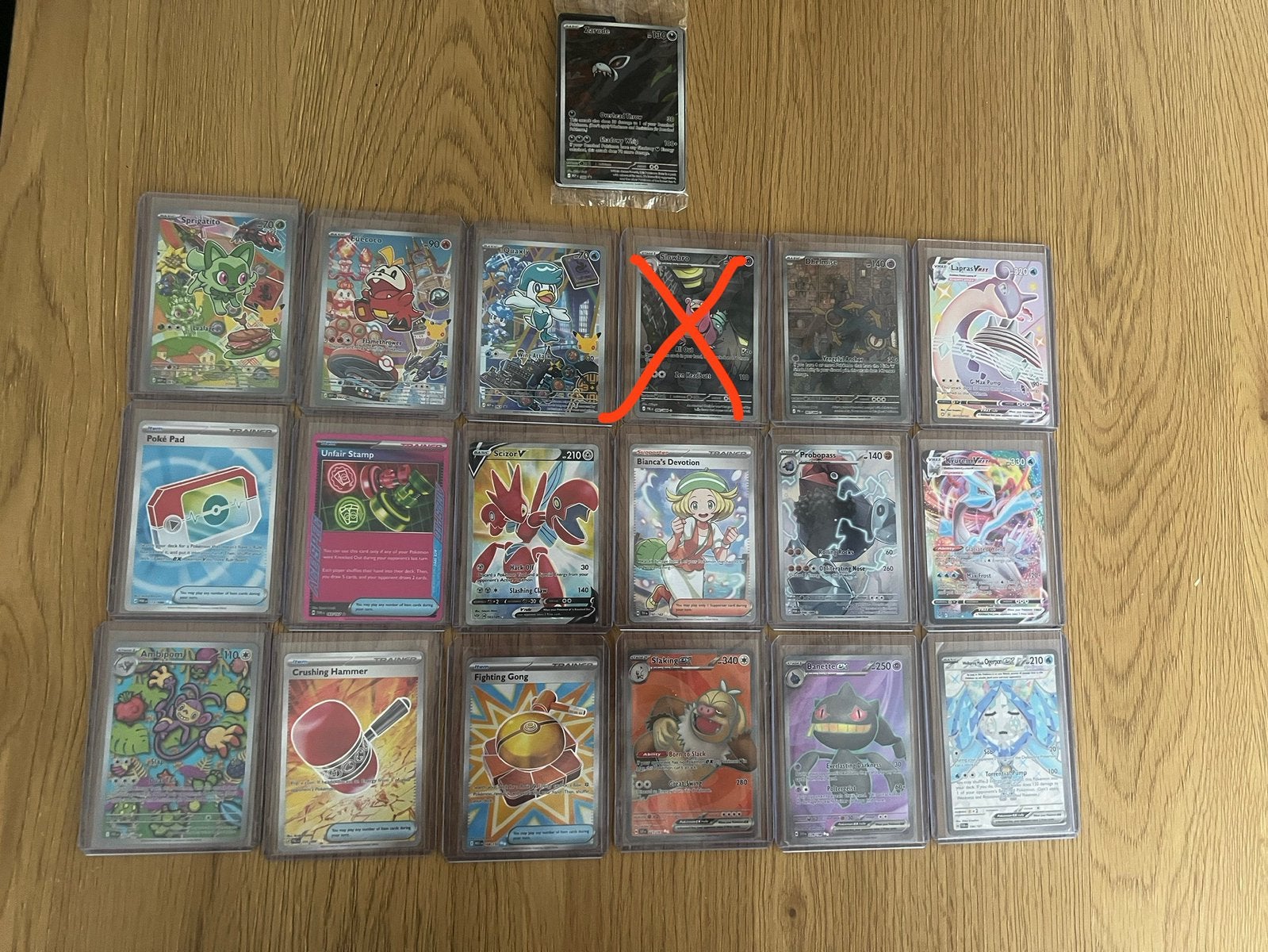 Pokemonkaarten full art, Ophalen, Zo goed als nieuw, Meerdere kaarten