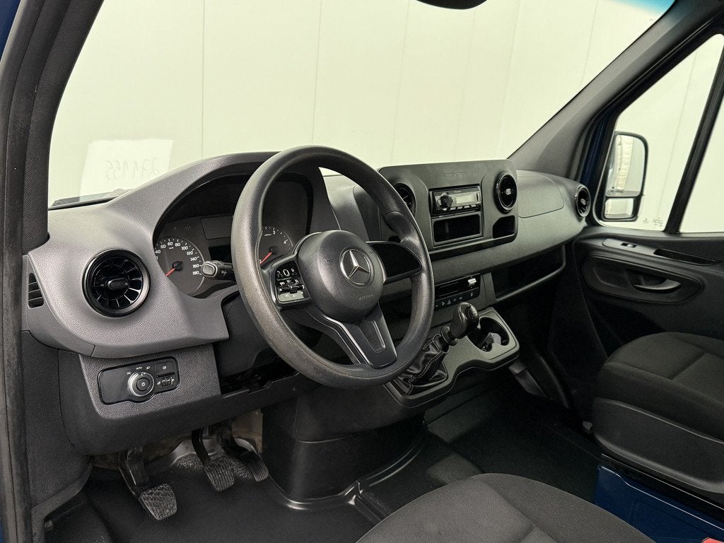 Mercedes-Benz Sprinter 319CDI 3.0V6 L3H2 Maxi Dubbele Cabine, Gebruikt, 190 pk, Multifunctioneel stuurwiel, Blauw