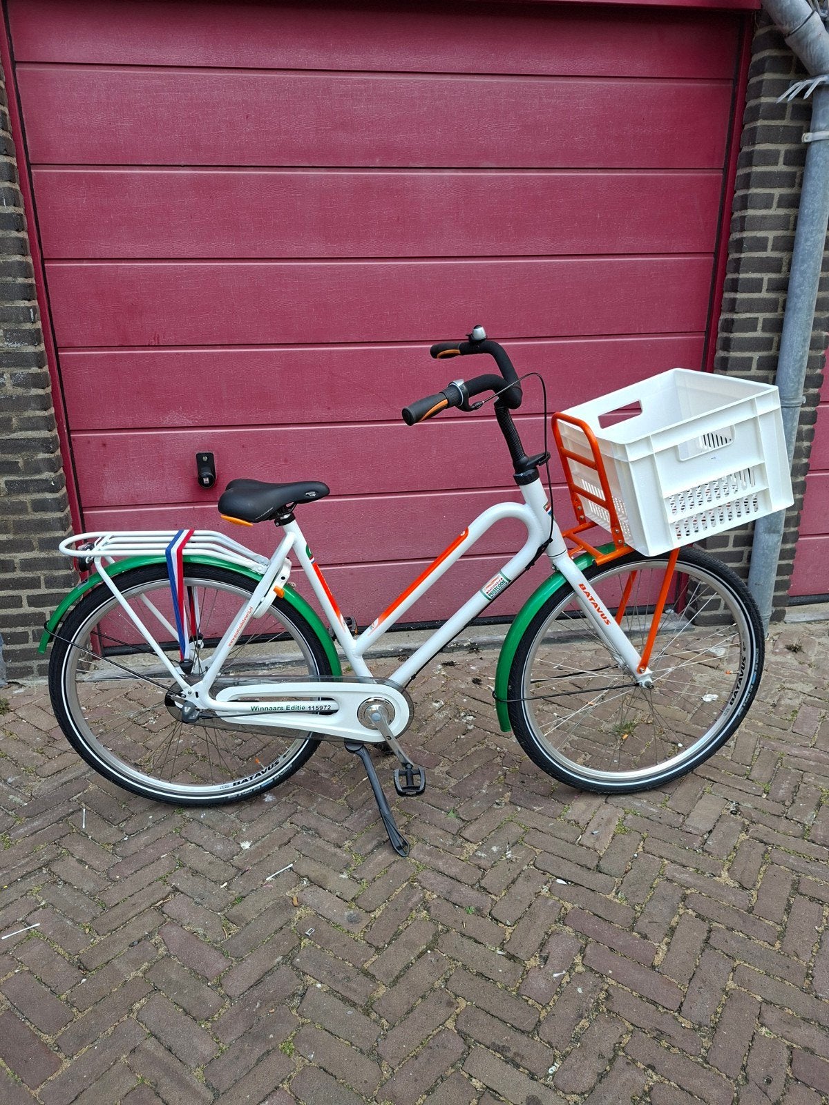 Batavus winnaars editie stadsfiets met voordrager -, Ophalen, Terugtraprem, (Extra) lage instap, Batavus