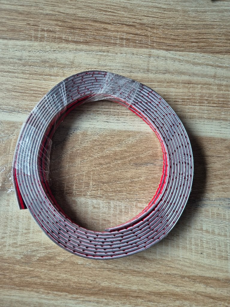 Auto styling sier plak strip chome 5 meter 2 cm breed, Ophalen of Verzenden