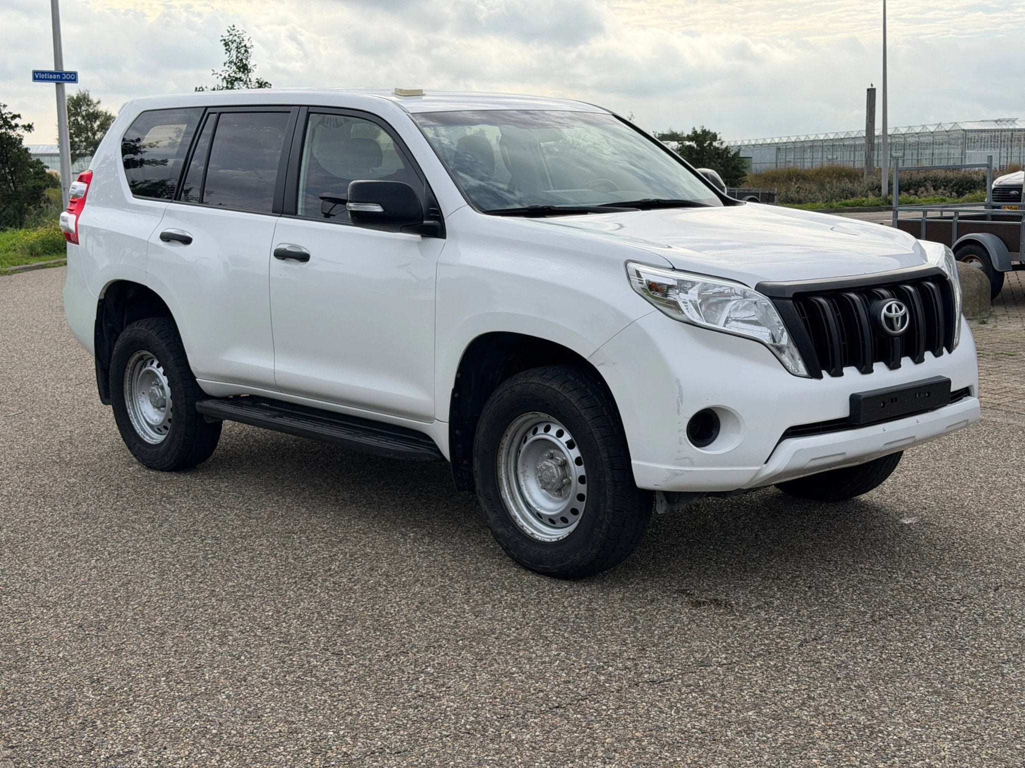 Toyota Land Cruiser Prado 2.8 D-4D 4X4 Airco 7-Persoons, Auto's, Gebruikt, 4 cilinders, 7 stoelen, Wit