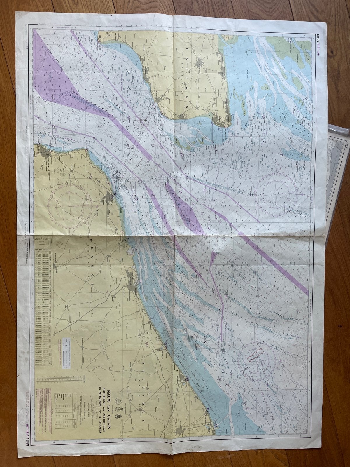 Set van gedetailleerde zeekaarten (S&K), Boeken, Atlassen en Landkaarten, Europa Overig, Landkaart, 1800 tot 2000, Ophalen