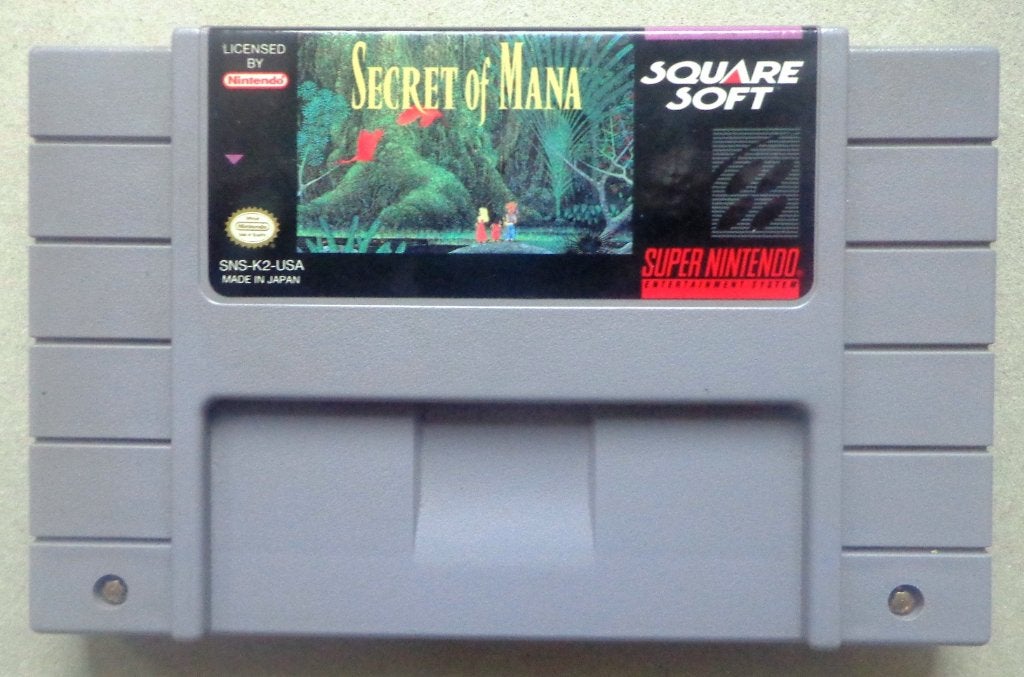 Secret of Mana voor de Amerikaanse Super Nintendo, Gebruikt, 1 speler, Ophalen of Verzenden, Role Playing Game (Rpg)