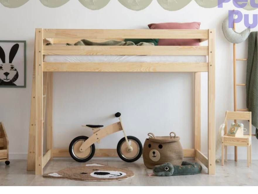 Prachtige half hoogslaper LULU van petit puk, Kinderen en Baby's, Kinderkamer | Stapelbedden en Hoogslapers, Ophalen of Verzenden