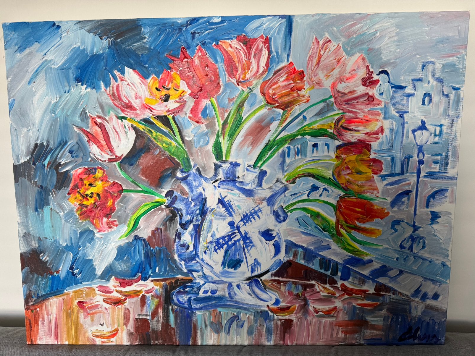 Tulpen in Amsterdam, Ophalen