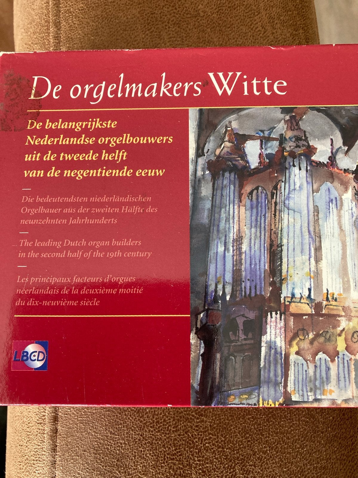 4 CD’s De Orgelmakers Witte - Belangrijkste Ned. Orgelbouwer, Gebruikt, Boxset, Overige typen, Ophalen of Verzenden