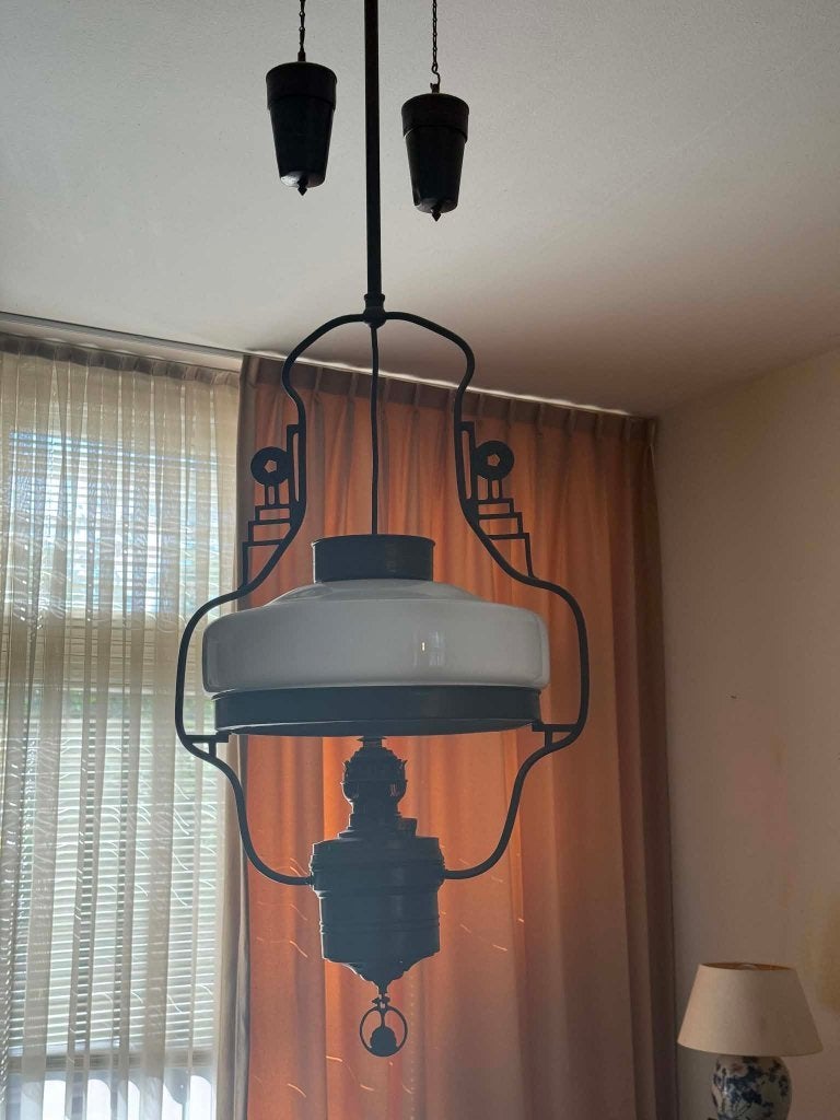 hanglampen, Huis en Inrichting, Lampen | Hanglampen, Ophalen, Gebruikt, Glas