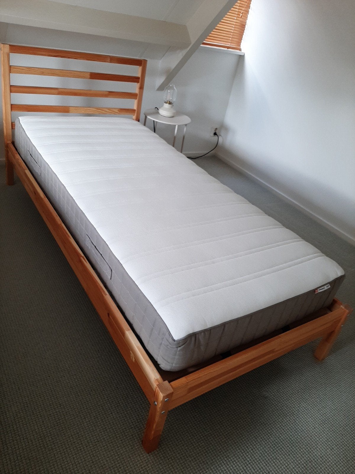 IKEA TARVA Eenpersoonsbed, z.g.a.n., Ophalen, 90 cm, Zo goed als nieuw, 200 cm