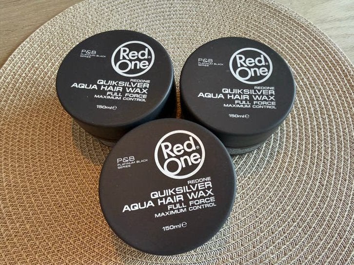 RedOne QuickSilver Aqua Hair Wax - Sterke Fixatie, Ophalen of Verzenden, Nieuw, Gel, Wax, Haarlak of Mousse