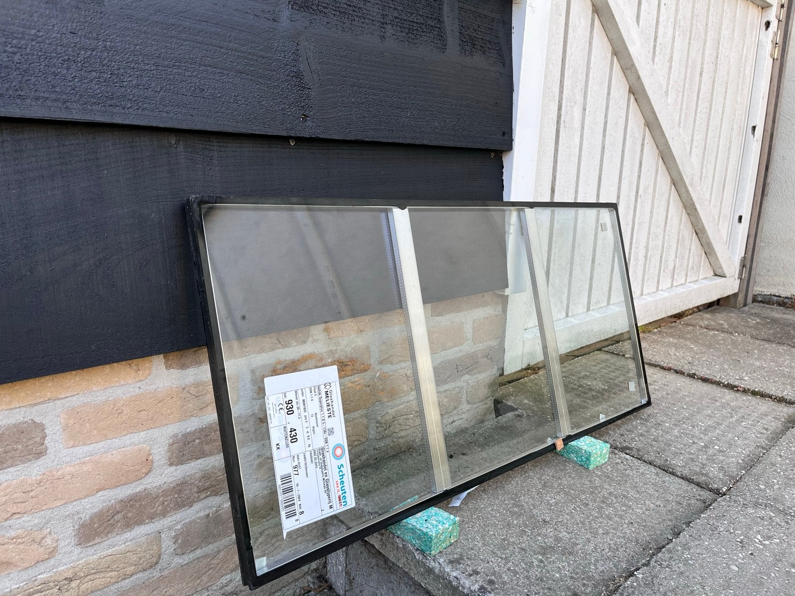 3 stuks Nieuw Isolide Superplus++ Dubbelglas 930x430mm, Ophalen, Minder dan 80 cm, 80 tot 120 cm, Nieuw