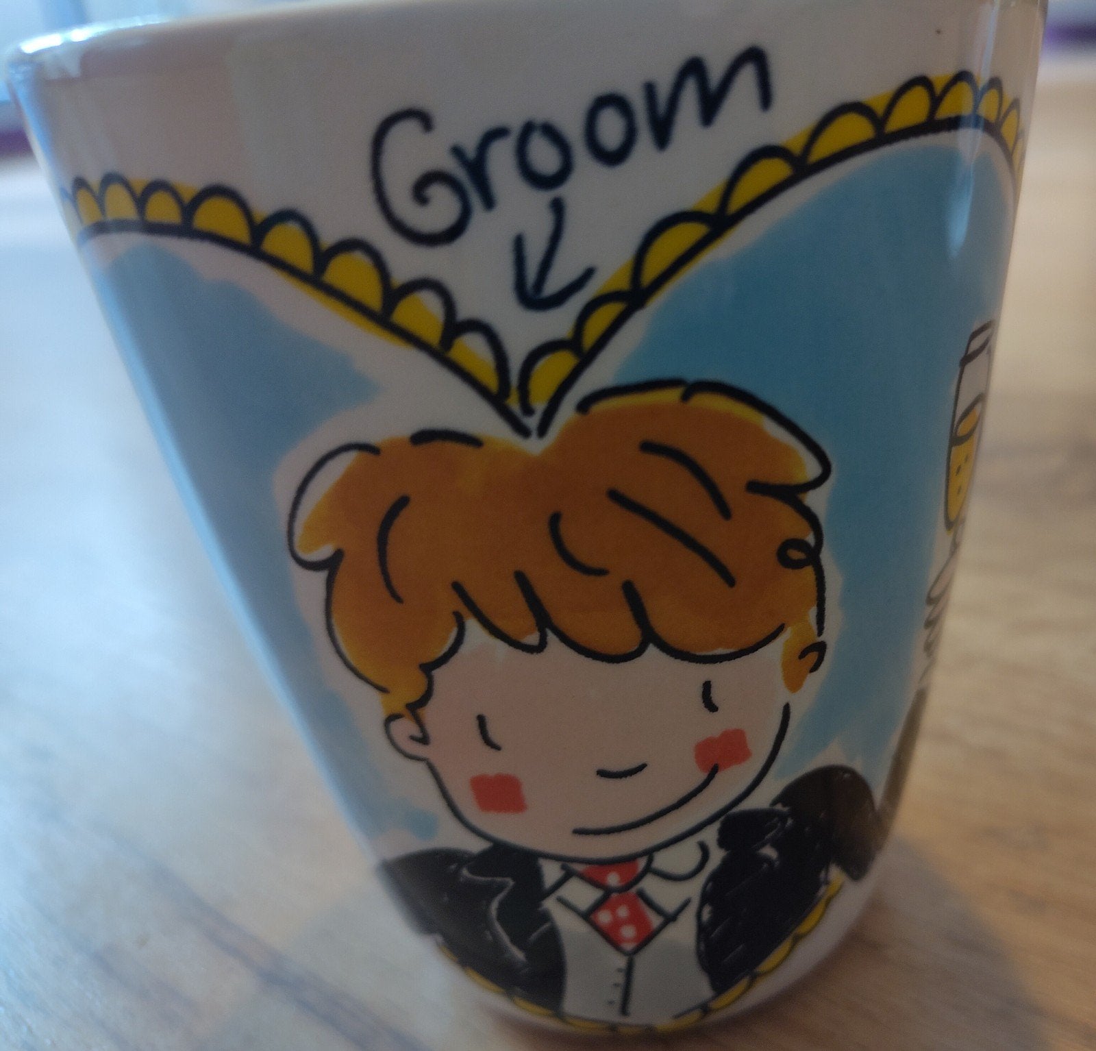 Blond Amsterdam, mok bruidegom, Huis en Inrichting, Keuken | Servies, Ophalen of Verzenden, Zo goed als nieuw, Aardewerk, Blond Amsterdam