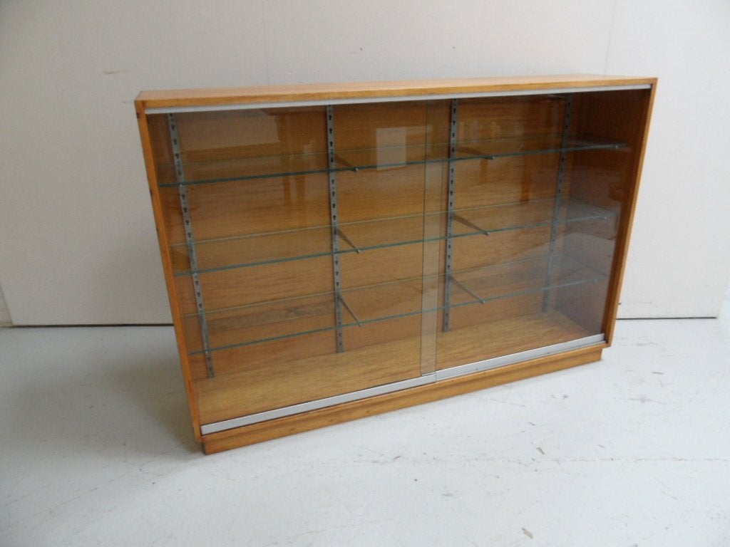 Vintage winkelkast  vitrinekast, Huis en Inrichting, Onbekend, Zo goed als nieuw, Onbekend, Onbekend