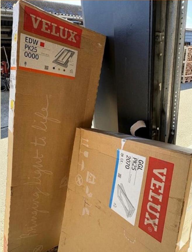 Velux GGL PK25 2070 + EDW PK25 GOOTSTUK (ALLES IS NIEUW), Ophalen of Verzenden, Zo goed als nieuw, Minder dan 80 cm, Dakraam