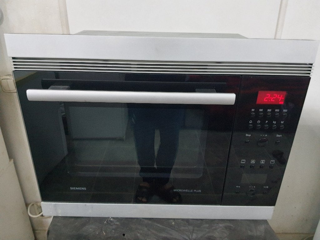 Siemens Inbouw combimagnetron+Hetelucht oven werkt perfect, Witgoed en Apparatuur, Magnetrons, Ophalen, Combimagnetron, Hete lucht