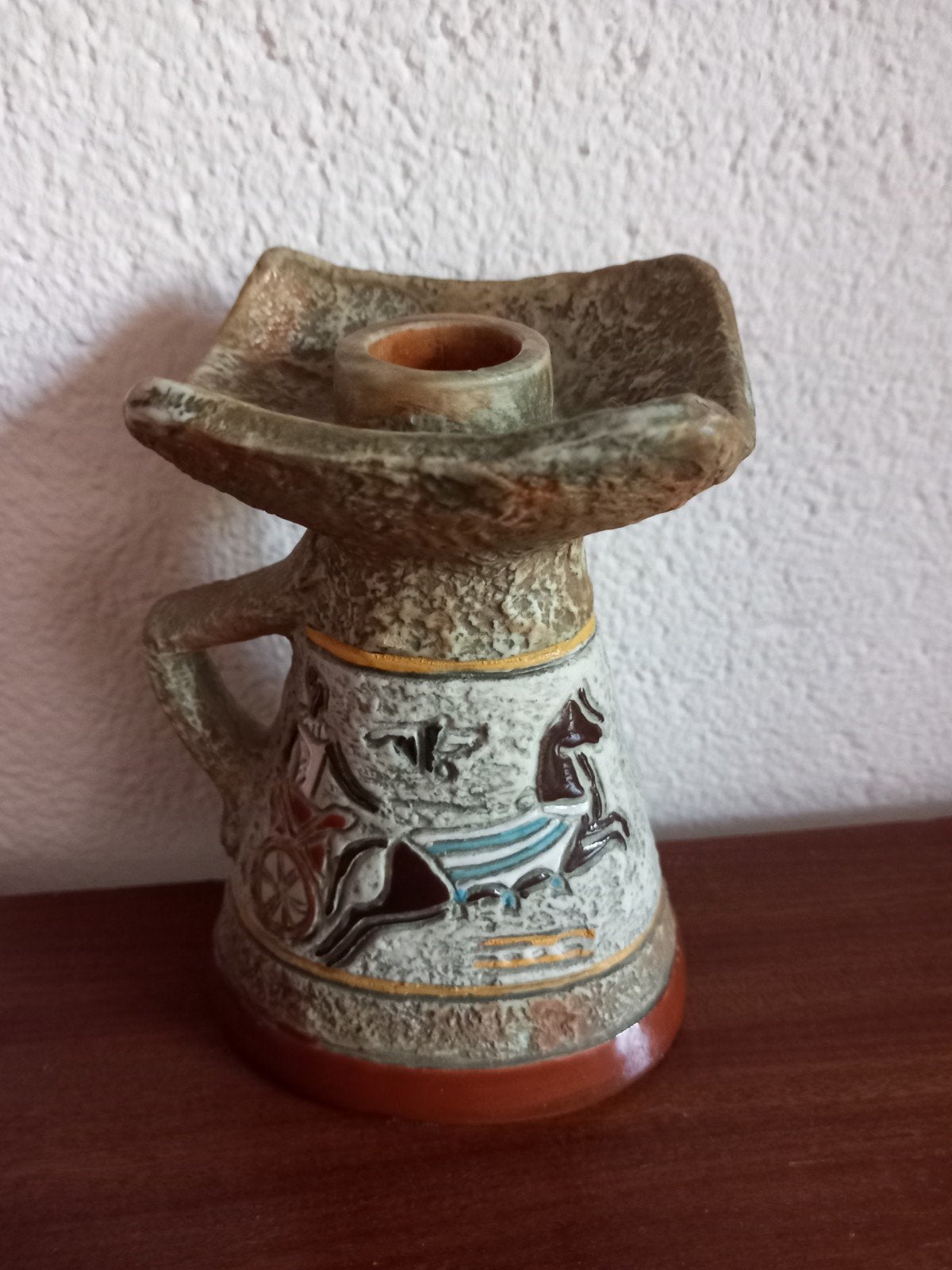 Kandelaar Ceramano Pergamon Hans Welling - 12 cm hoog, Ophalen of Verzenden, Keramiek of Aardewerk