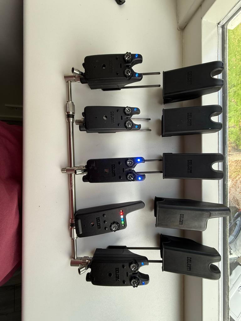 Delkim beetmelders set met ontvanger en hangers, Ophalen of Verzenden, Gebruikt, Overige typen