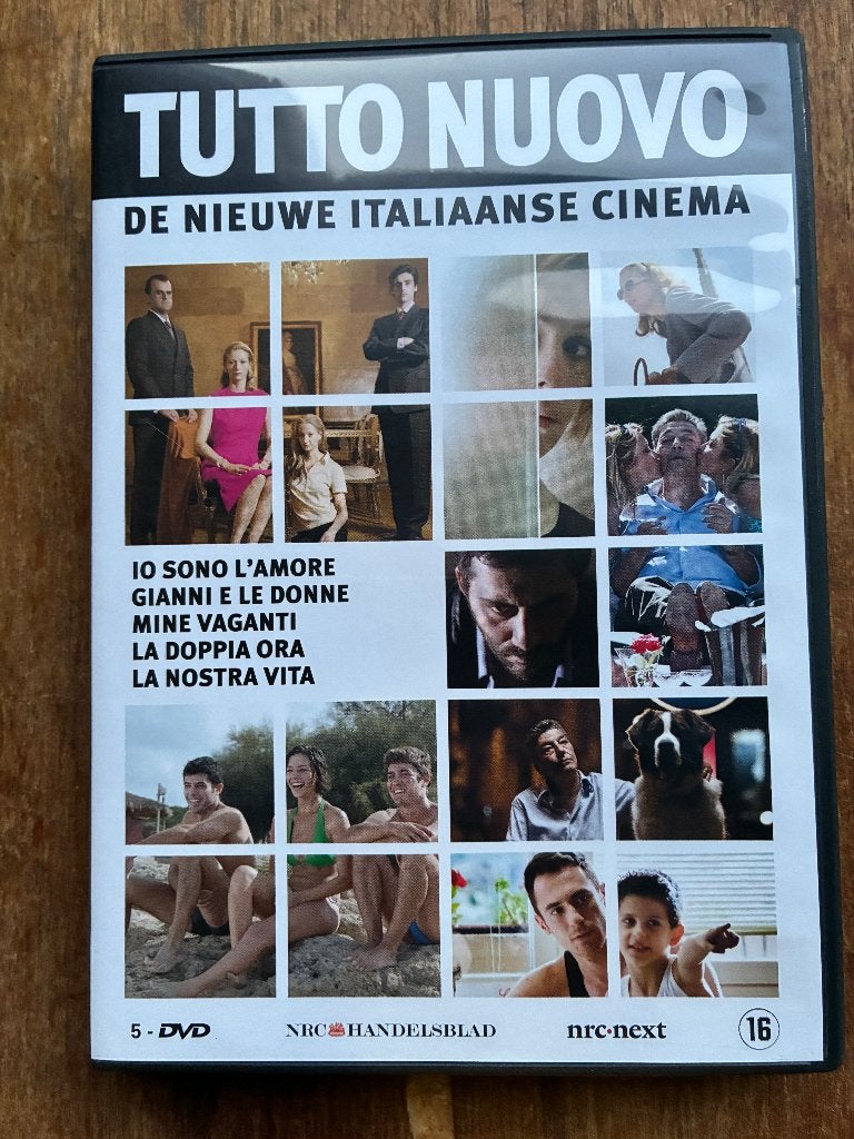 TUTTO NUOVO  5-Disc Box Nieuwe Italiaanse Cinema Arthouse, Alle leeftijden, Nederlands, Zo goed als nieuw, Italiaans