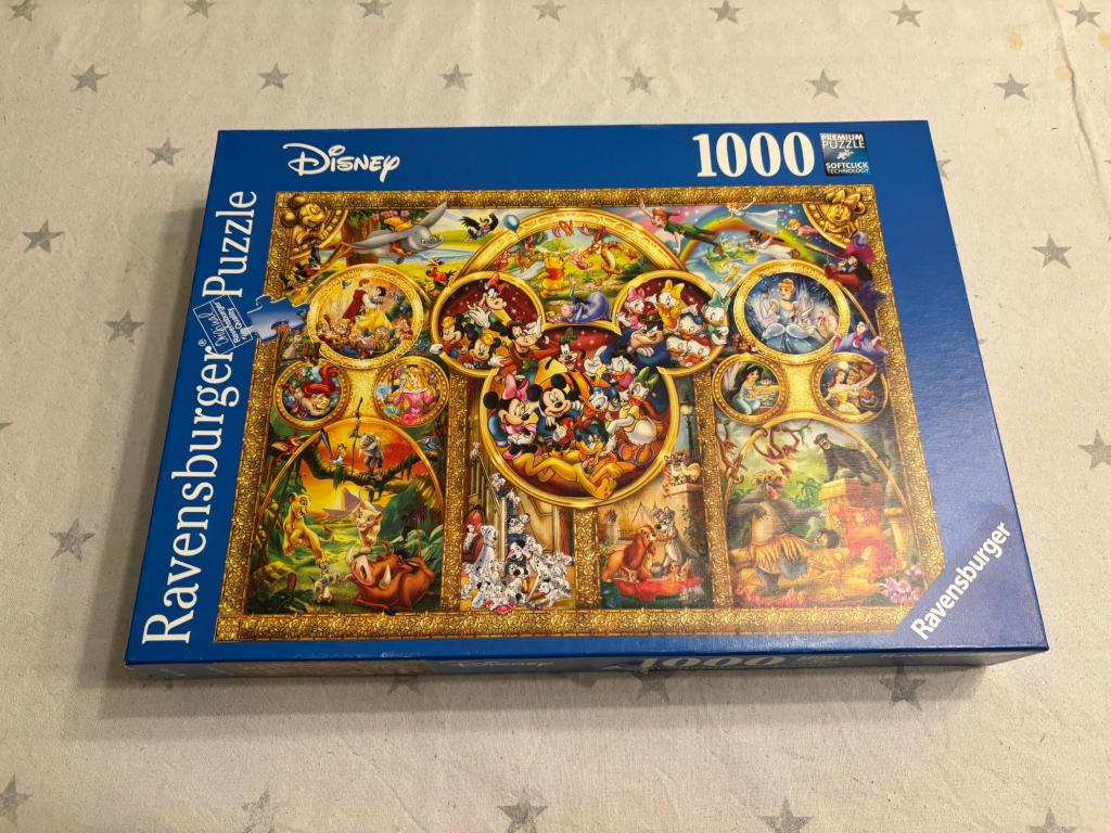 Ravensburger disney puzzel 1000 st master pice peter pan!, Ophalen of Verzenden, 500 t/m 1500 stukjes, Zo goed als nieuw, Legpuzzel