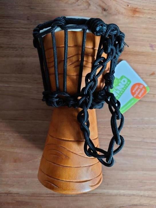 Nino NINO-ADJ2-XXS Afrikaanse 4,5" Djembe, Muziek en Instrumenten, Percussie, Verzenden, Zo goed als nieuw, Trommel