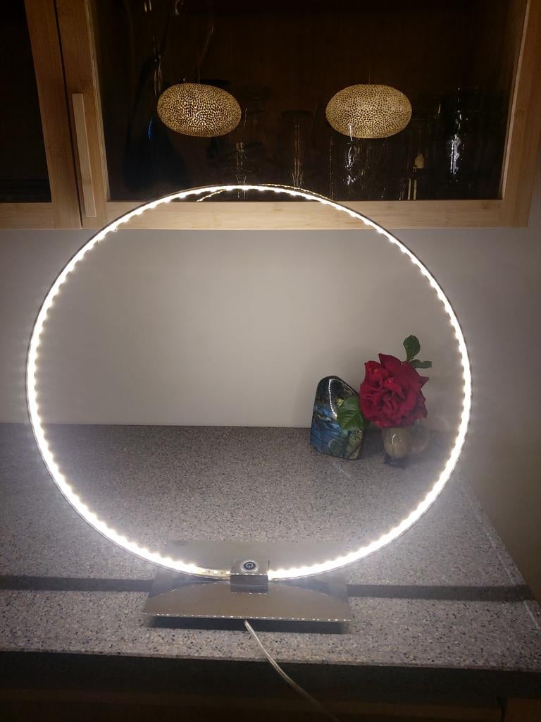 Staande lamp, Ophalen of Verzenden, Gebruikt, Rond, 50 tot 75 cm