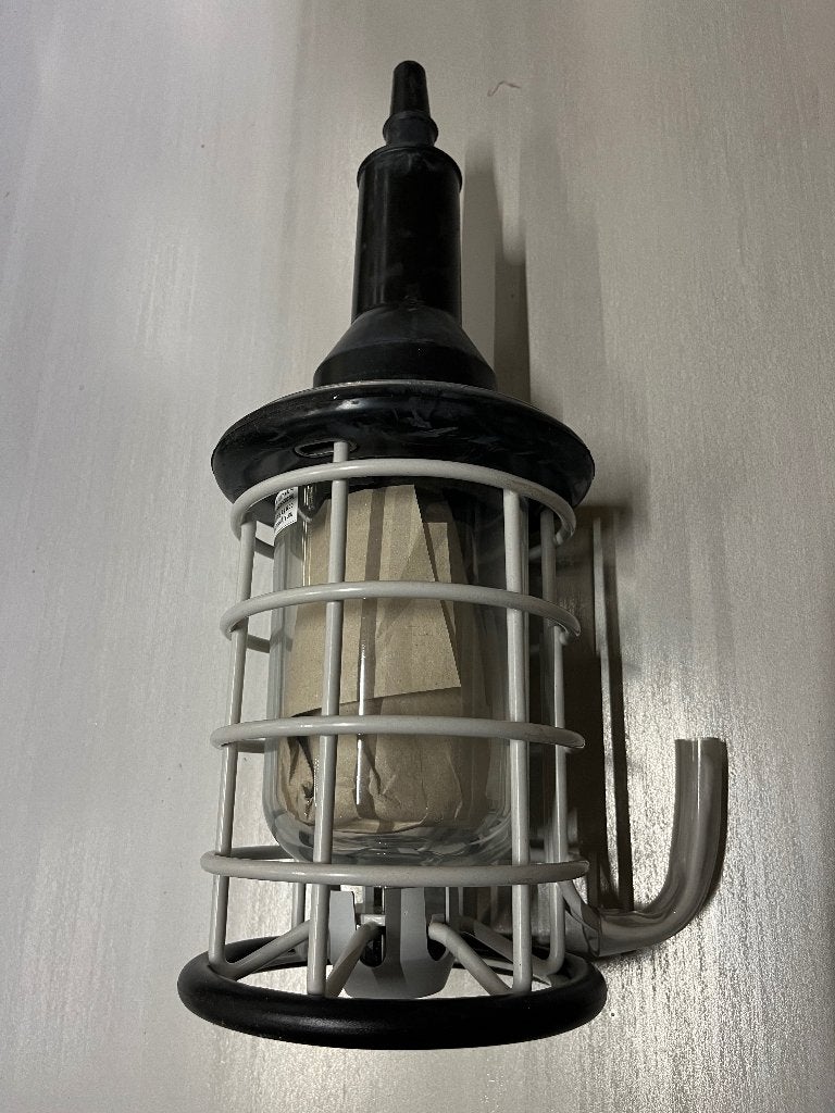 Lamp Industrieel Stahl Hanglamp, Ophalen of Verzenden, Nieuw, Glas, Industrieel