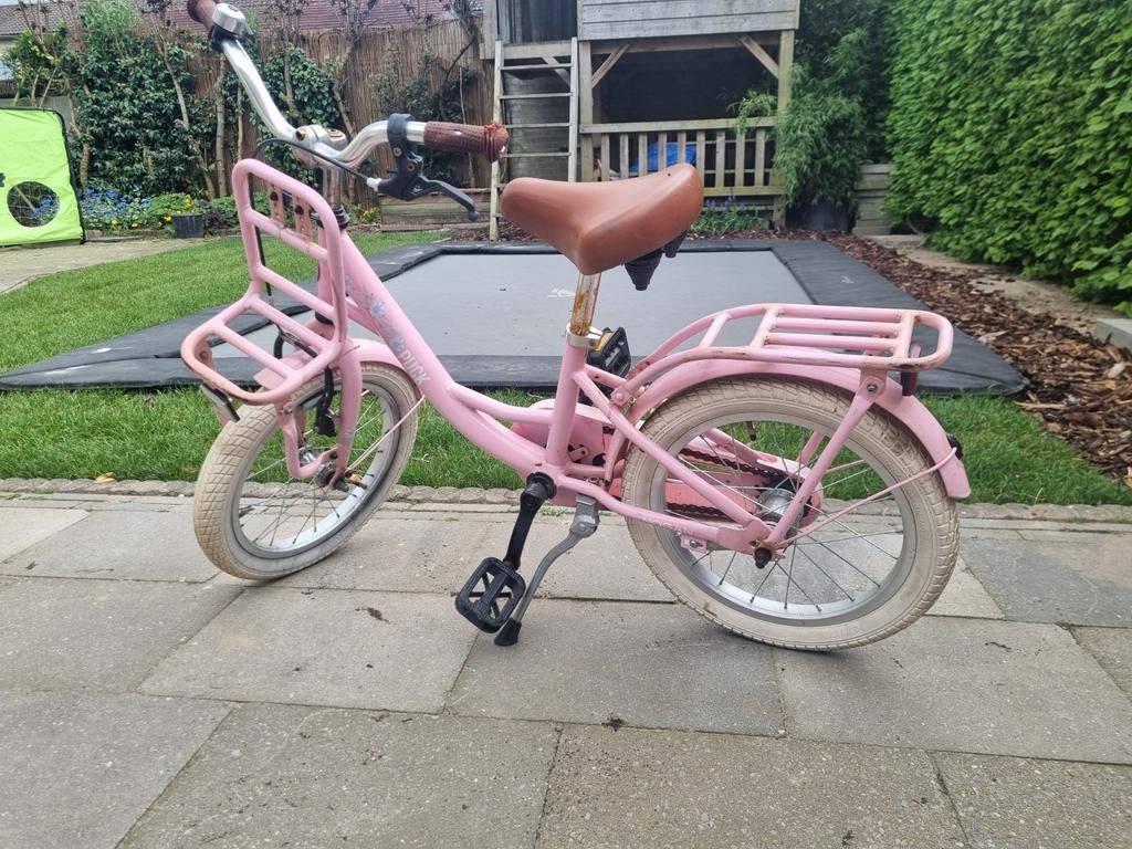 Leuke Puck roze meisjesfiets 16 inch!, Ophalen of Verzenden, Gebruikt, 16 inch
