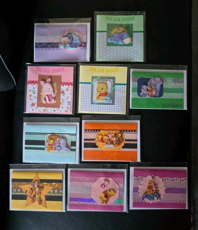 Disney Winnie de Poeh wenskaarten wenskaart kaarten kaart, Ophalen of Verzenden, Nieuw