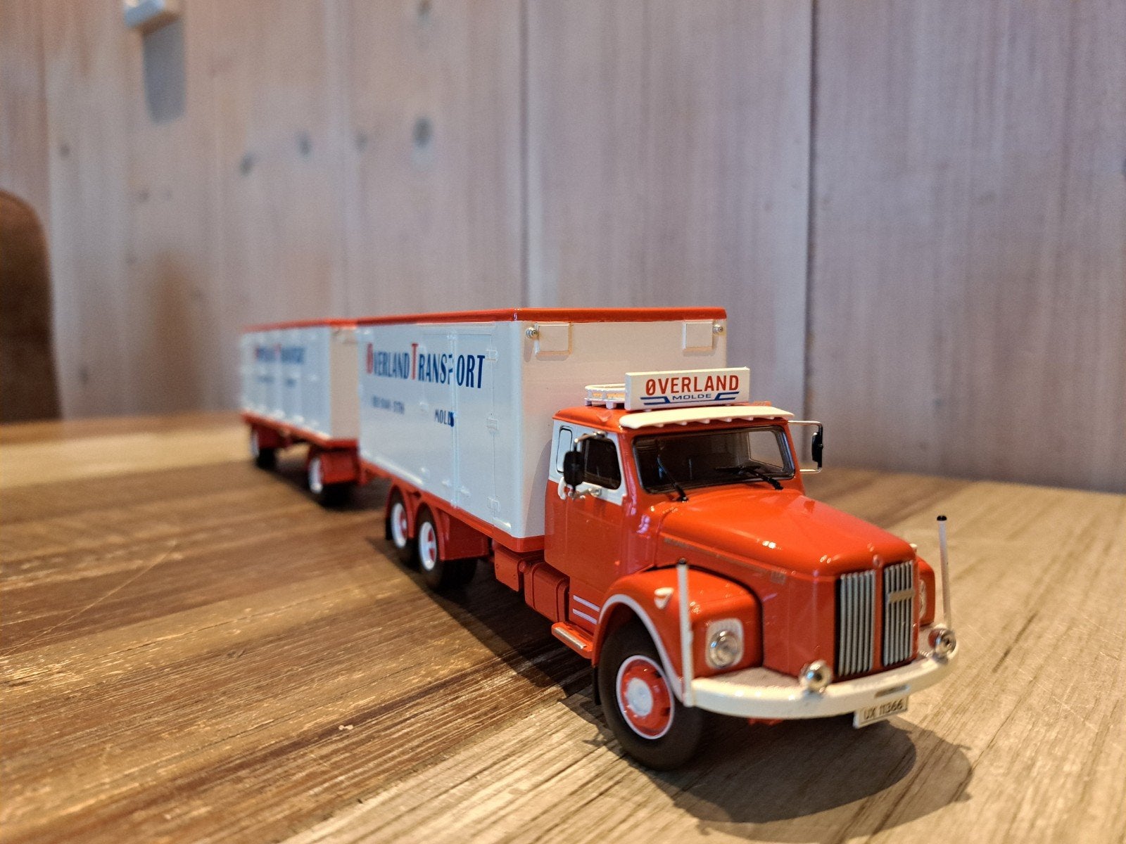 Tekno Scania Vabis LS76 van Overland, ., Nieuw, ., Ophalen of Verzenden