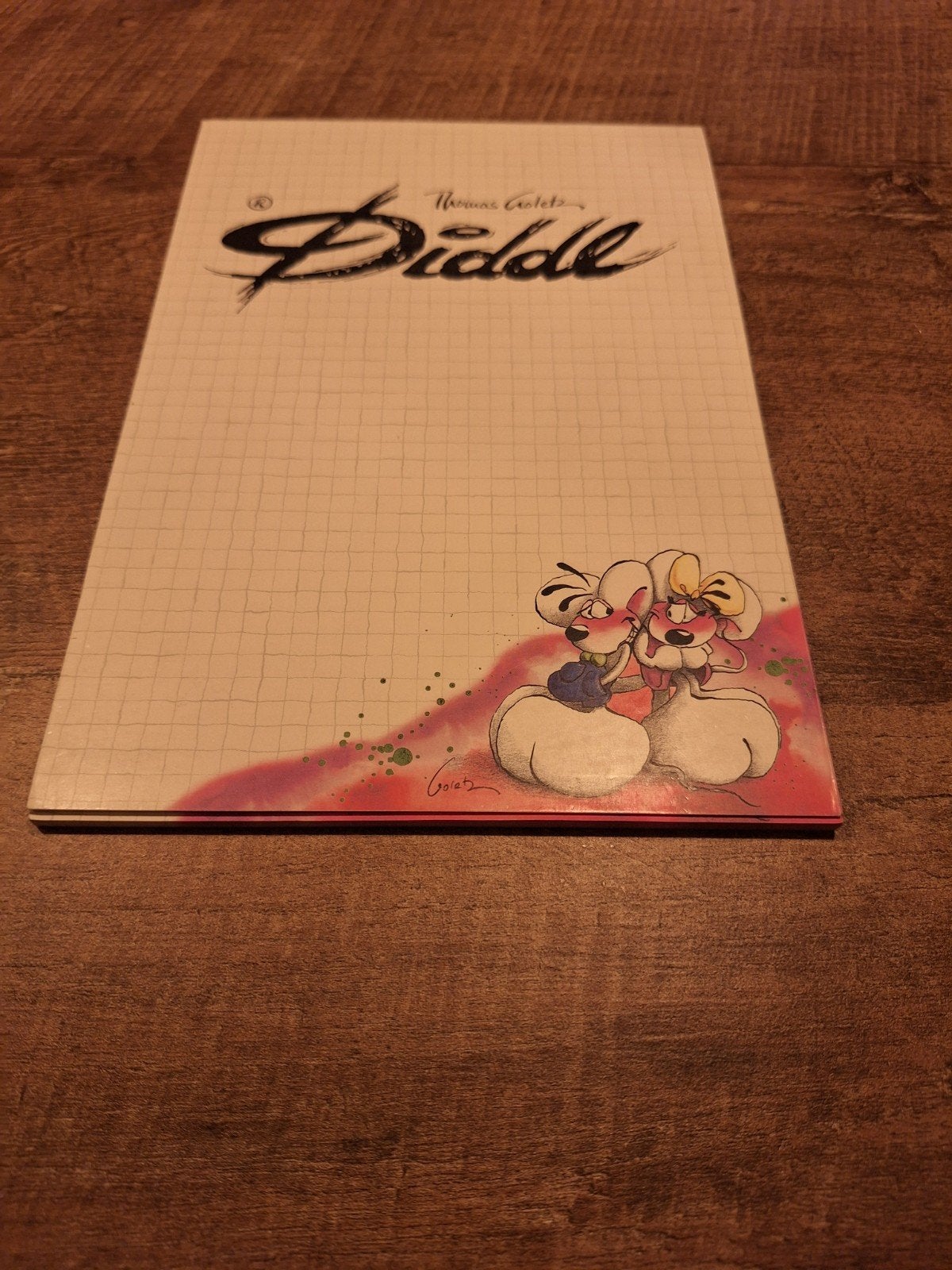 Diddl A5 blok nr 134 met 30 blaadjes, Ophalen of Verzenden, Diddl, Zo goed als nieuw, Papier, Kaart of Schrift