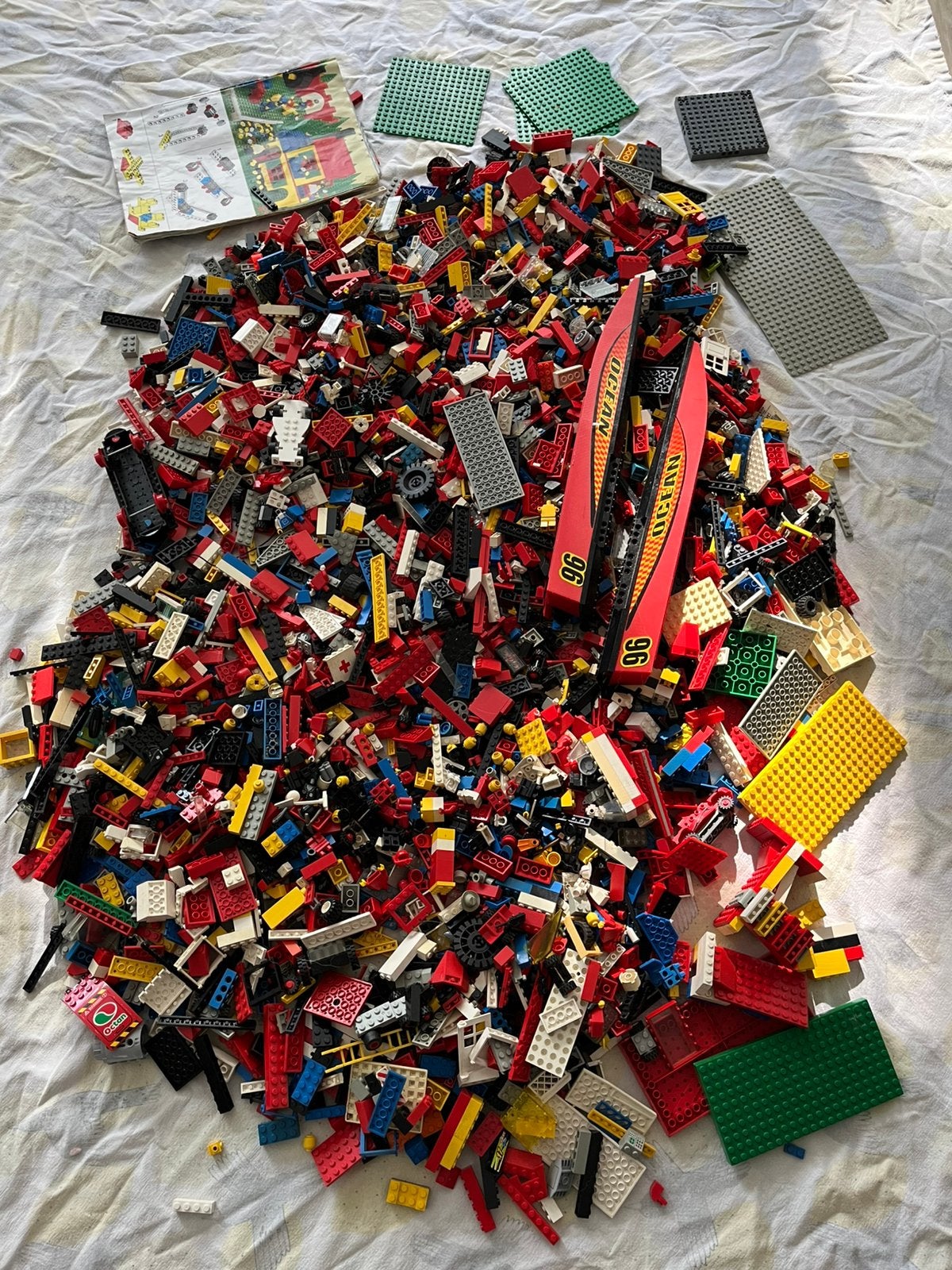 Grote partij lego, Ophalen, Gebruikt, Losse stenen, Lego