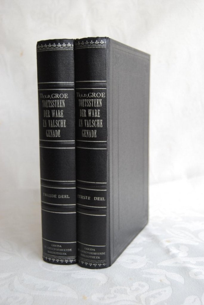 Th. v/d Groe: Toetssteen der Ware en Valse genade (2 delen)., Gelezen, Christendom | Protestants, Ophalen of Verzenden, Theodorus van der Groe