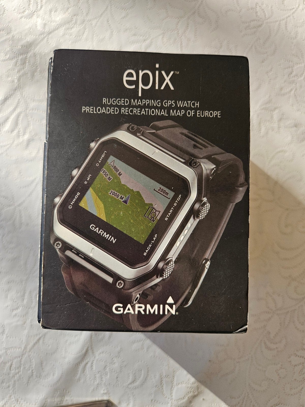 Garmin Epix GPS Horloge - Robuust en Compleet, Gebruikt, Zwart, Garmin, Ophalen of Verzenden
