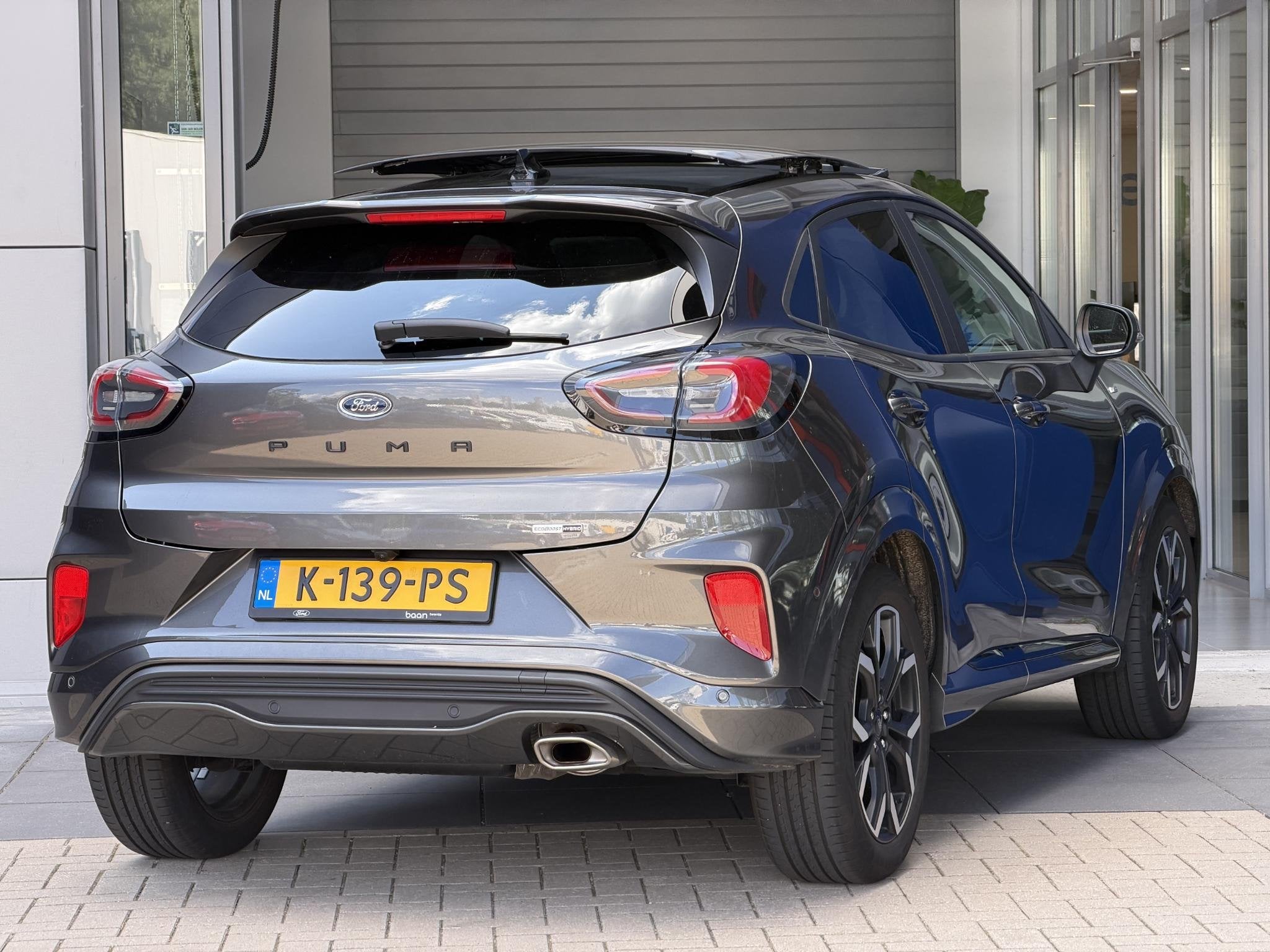 Ford Puma 1.0 EcoBoost Hybrid ST-Line X First Edition | Pano, Auto's, Ford, Voorwielaandrijving, 12 maanden, Leder en Stof, 23 km/l