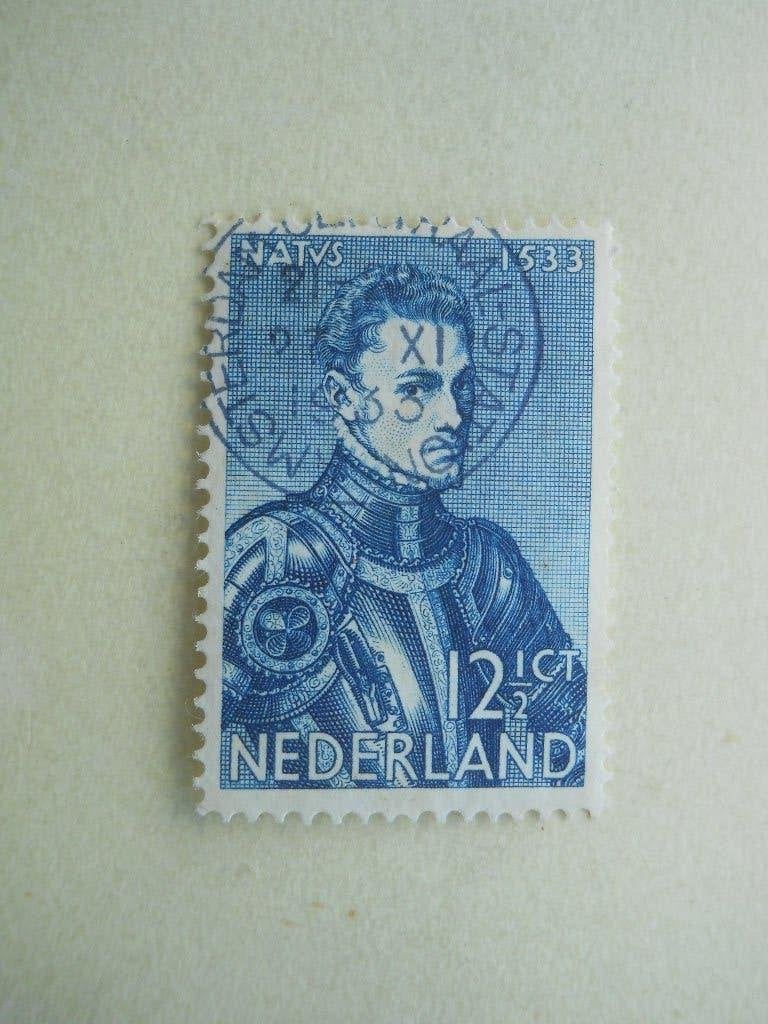 Nederland 1933 Herdenkingszegel Nvph255 gestempeld Amsterdam, Ophalen of Verzenden, T/m 1940, Gestempeld