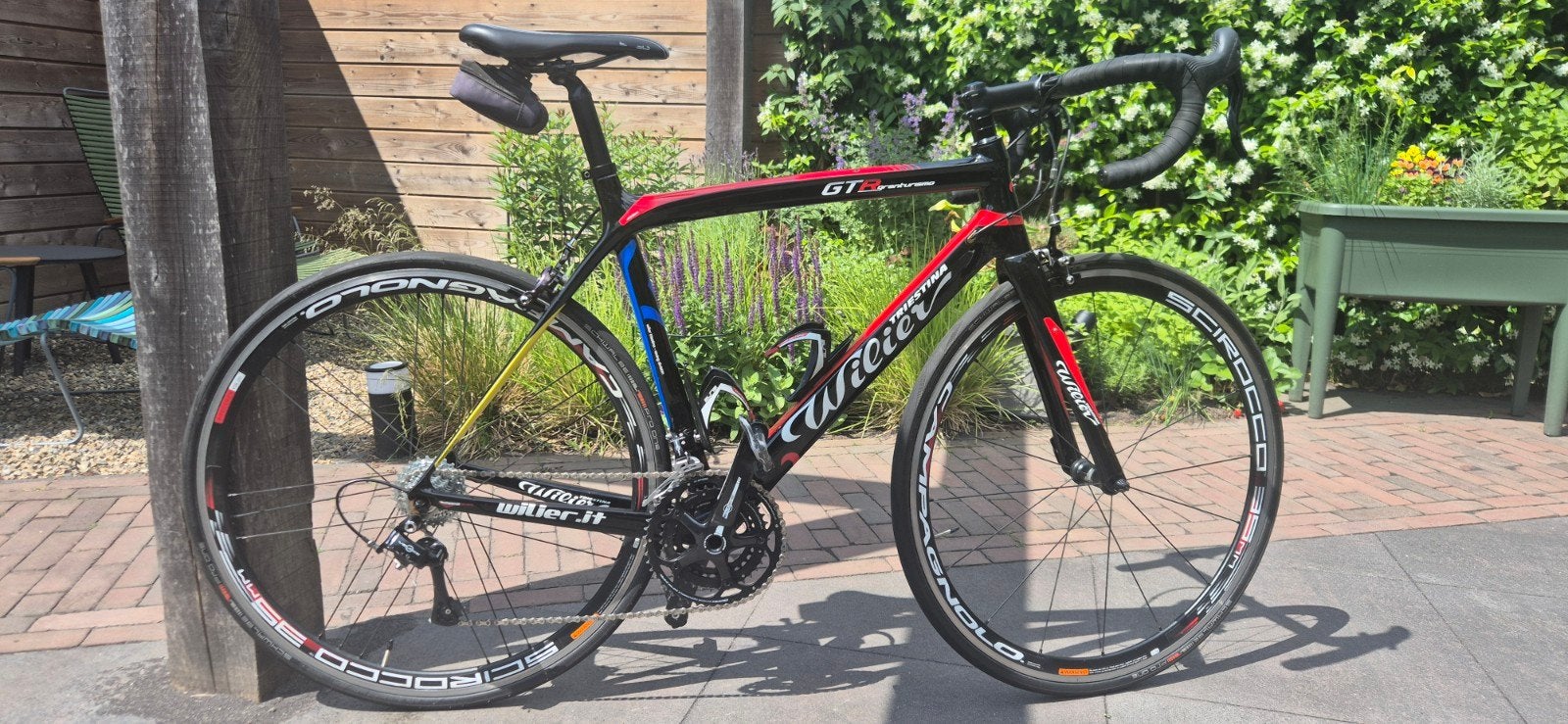 Willier Gtr team Colombia, 28 inch, Gebruikt, Carbon, Velgrem