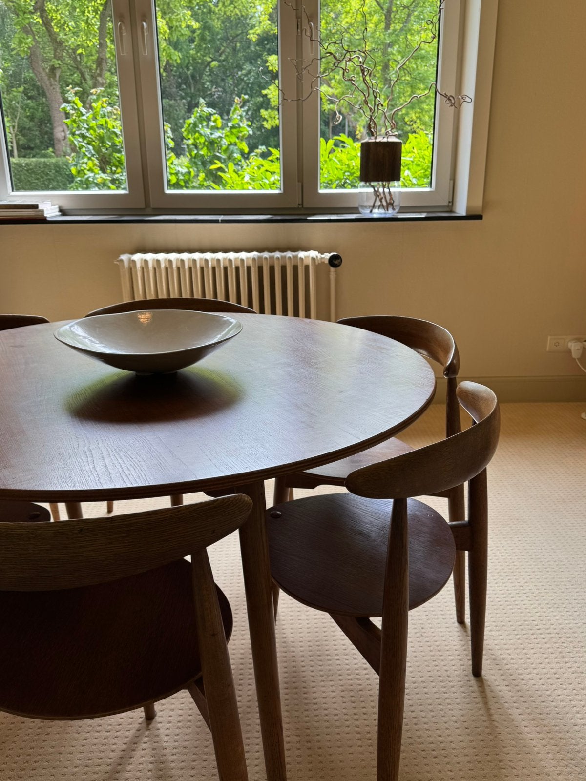 The heart diner set Hans Wegner, Ophalen, Gebruikt, 100 tot 150 cm, Deens