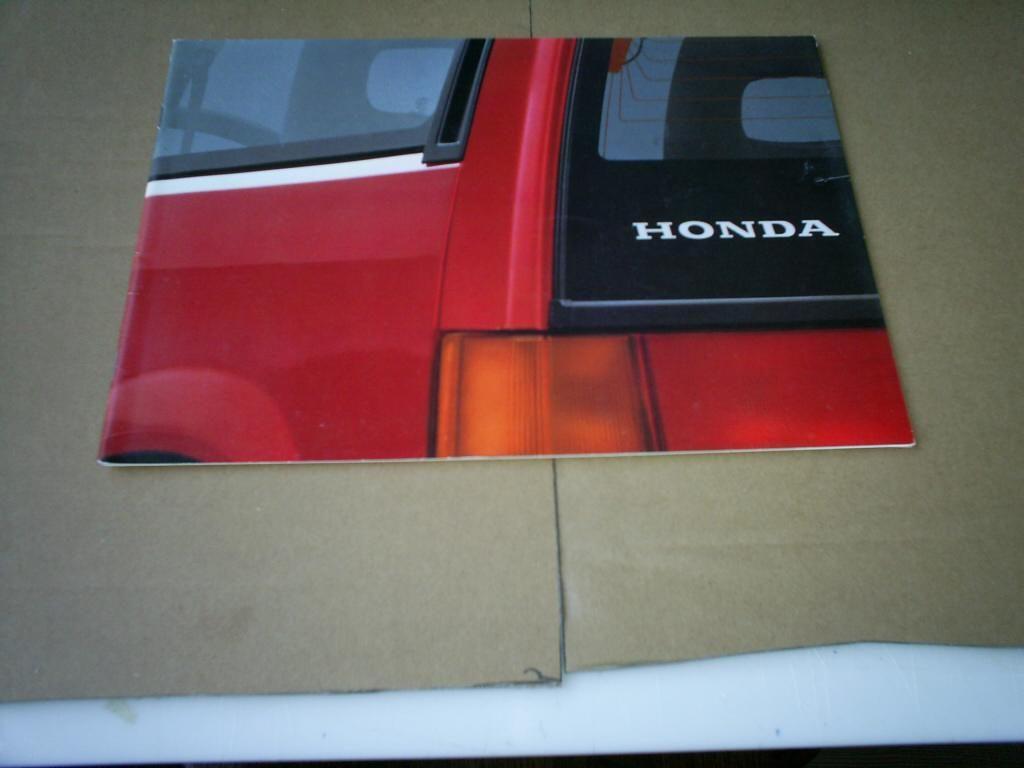 Honda Alle Modellen o.a. CRX / Integra / Aerodeck 1984, Verzenden, Zo goed als nieuw, Honda