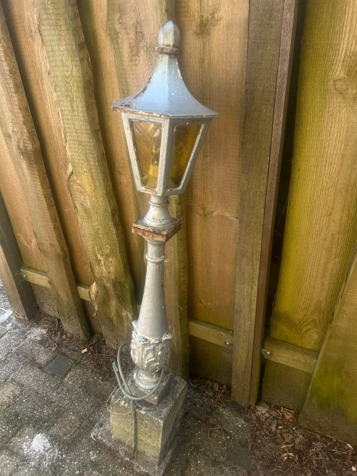 Lantaarn., Ophalen, Gebruikt, Staande lamp, Netvoeding
