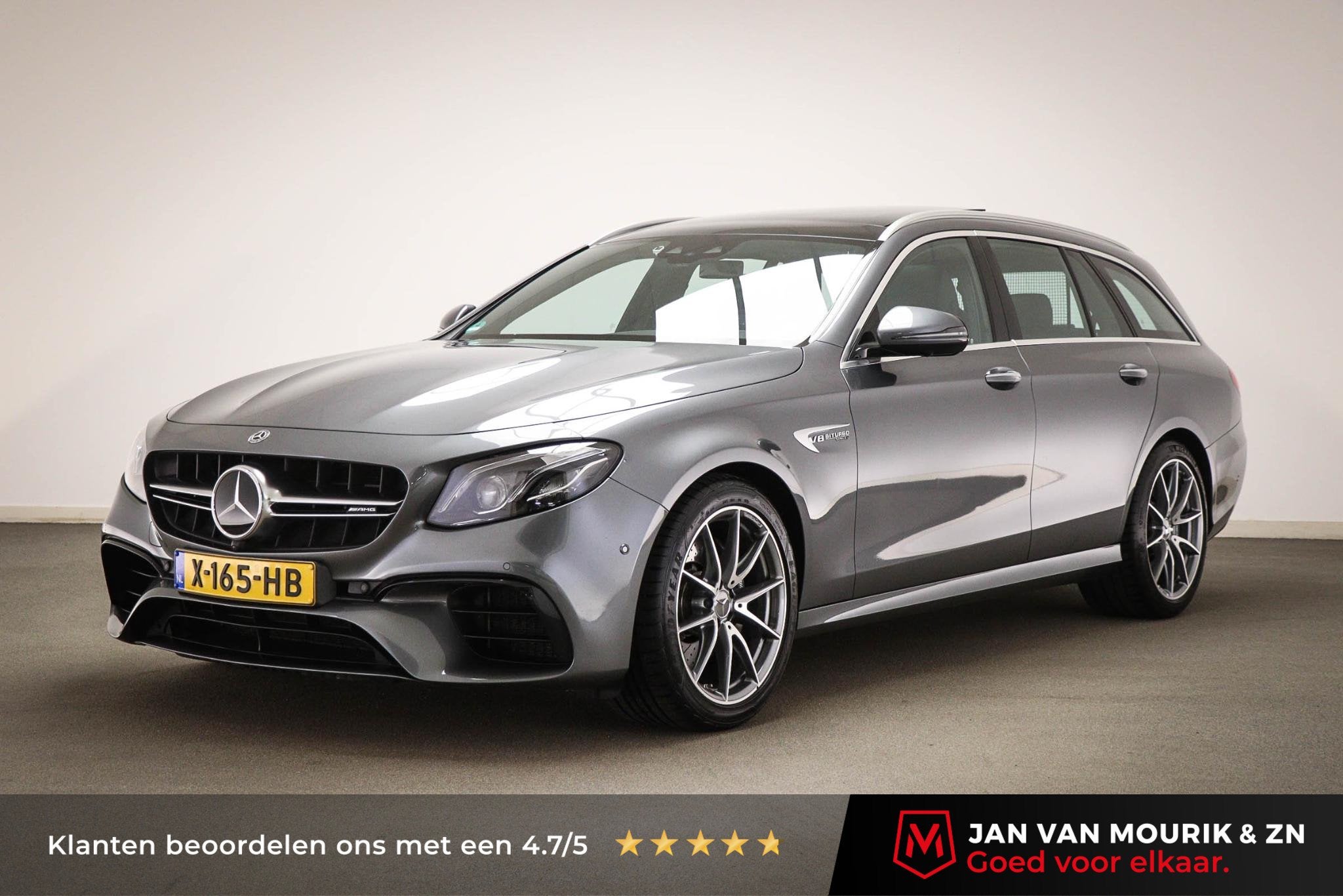 Mercedes-Benz E-klasse Estate AMG 63 4MATIC Premium Plus | P, Auto's, Gebruikt, Met garantie (alle), 1960 kg, Vierwielaandrijving