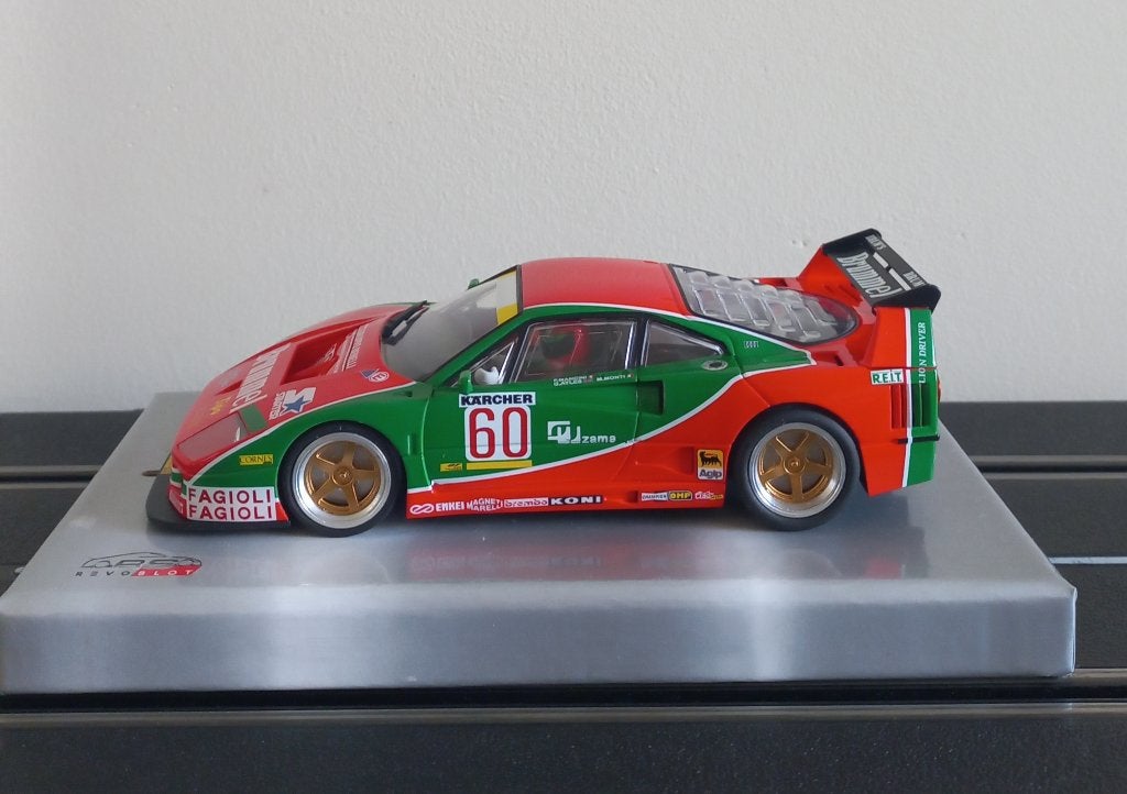 Revoslot Slotcar  Ferrari F40 #60, Overige merken, Racebaan, Nieuw, Ophalen of Verzenden