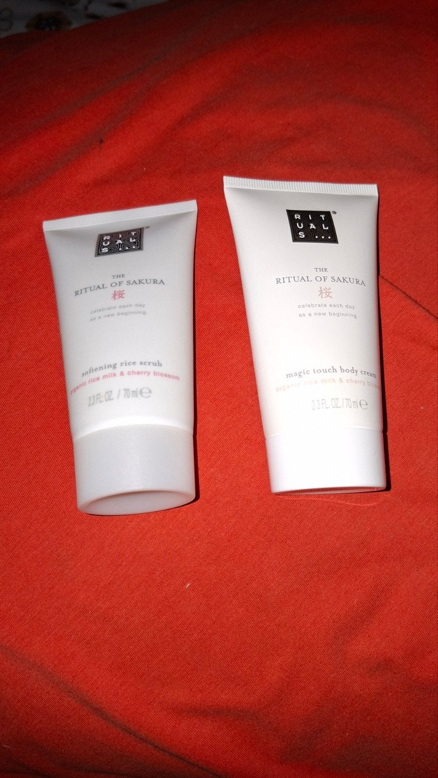 Rituals The Ritual of Sakura Body Scrub & Body Cream, Ophalen of Verzenden, Nieuw, Bodylotion, Crème of Olie