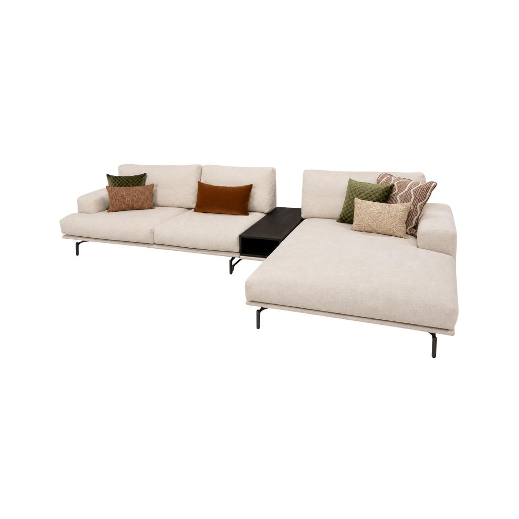 Cartel Living Matisse Royale Designbank met Chaise Longue, Huis en Inrichting, Banken | Bankstellen, Ophalen, Hoekbank, 300 cm of meer