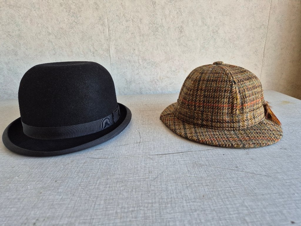 Originele engelse Failsworth bolhoed en dameshoed, Kleding | Heren, Hoeden en Petten, Ophalen, Zo goed als nieuw