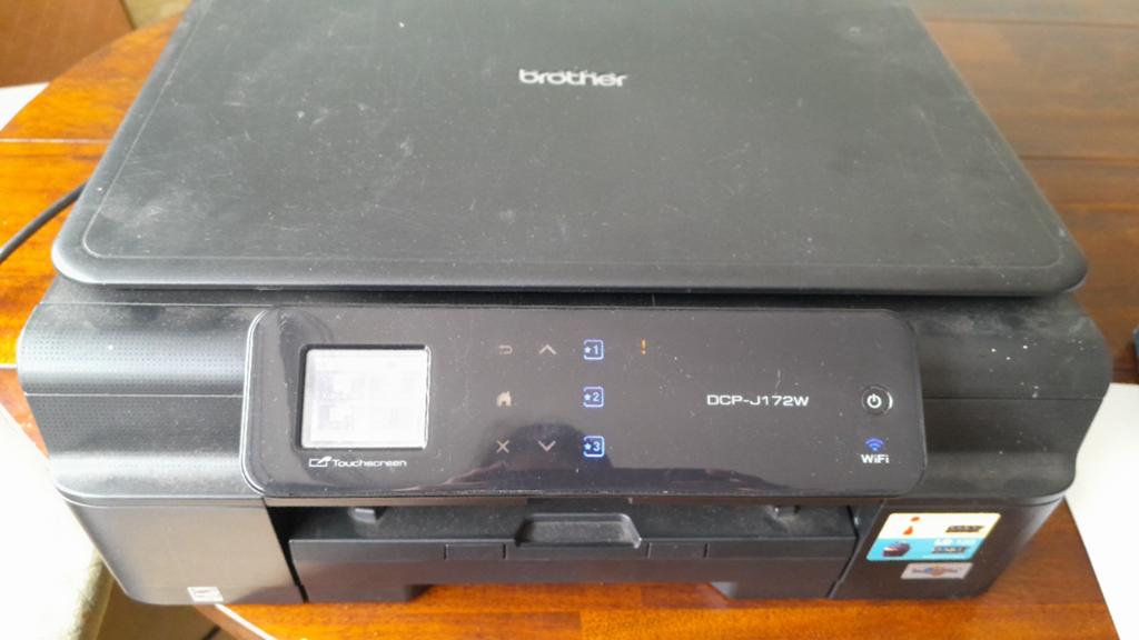 Brother DCP-J172W All-in-one printer/scannen/kopiëren/WiFi, Kleur printen, Gebruikt, Inkjetprinter, All-in-one