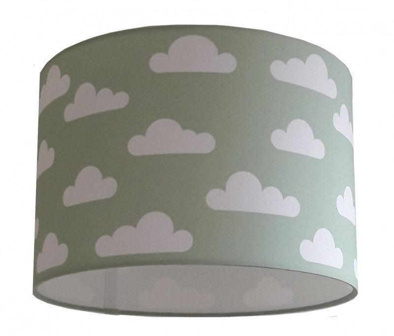Hanglamp Kinderlamp lamp Wolk wolken oud groen Designed4, Designed4Kids, Nieuw, Ophalen of Verzenden, Designed4kids@live.nl