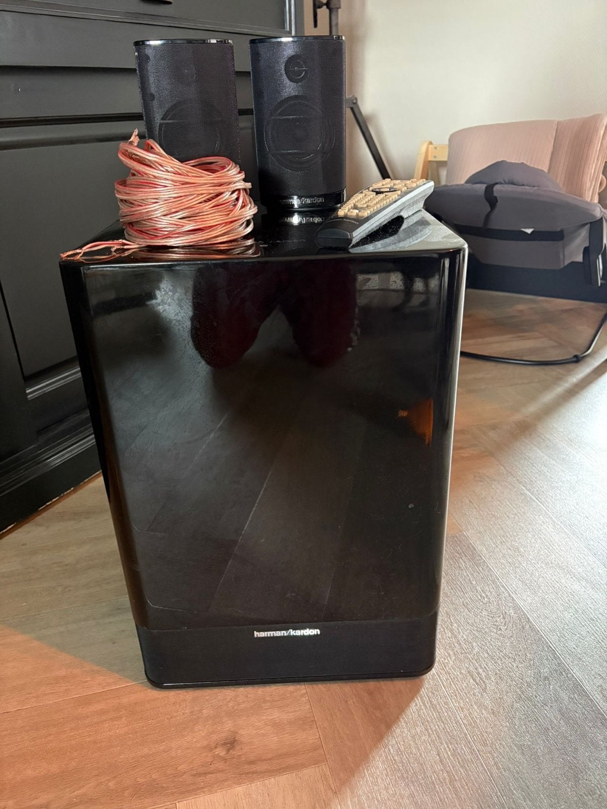 Harman Kardon HKTS 3 soundbar set, Ophalen, Gebruikt