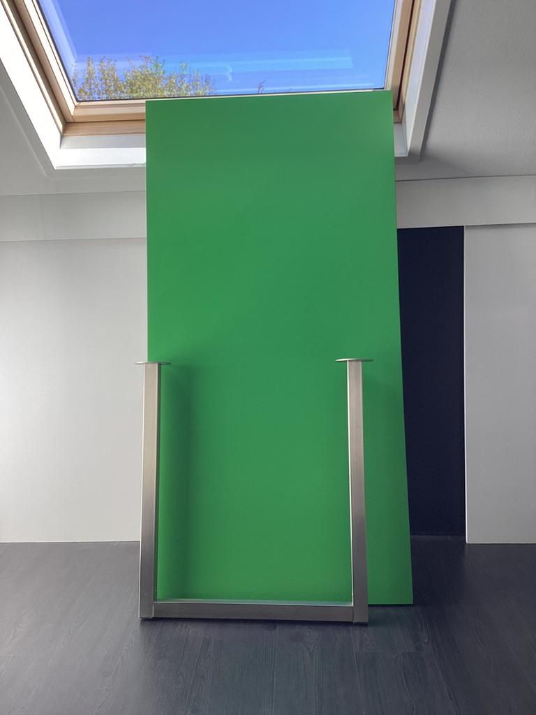Ikea Bika Amon bureaublad met poot, Ophalen, 150 cm, Zo goed als nieuw, IKEA