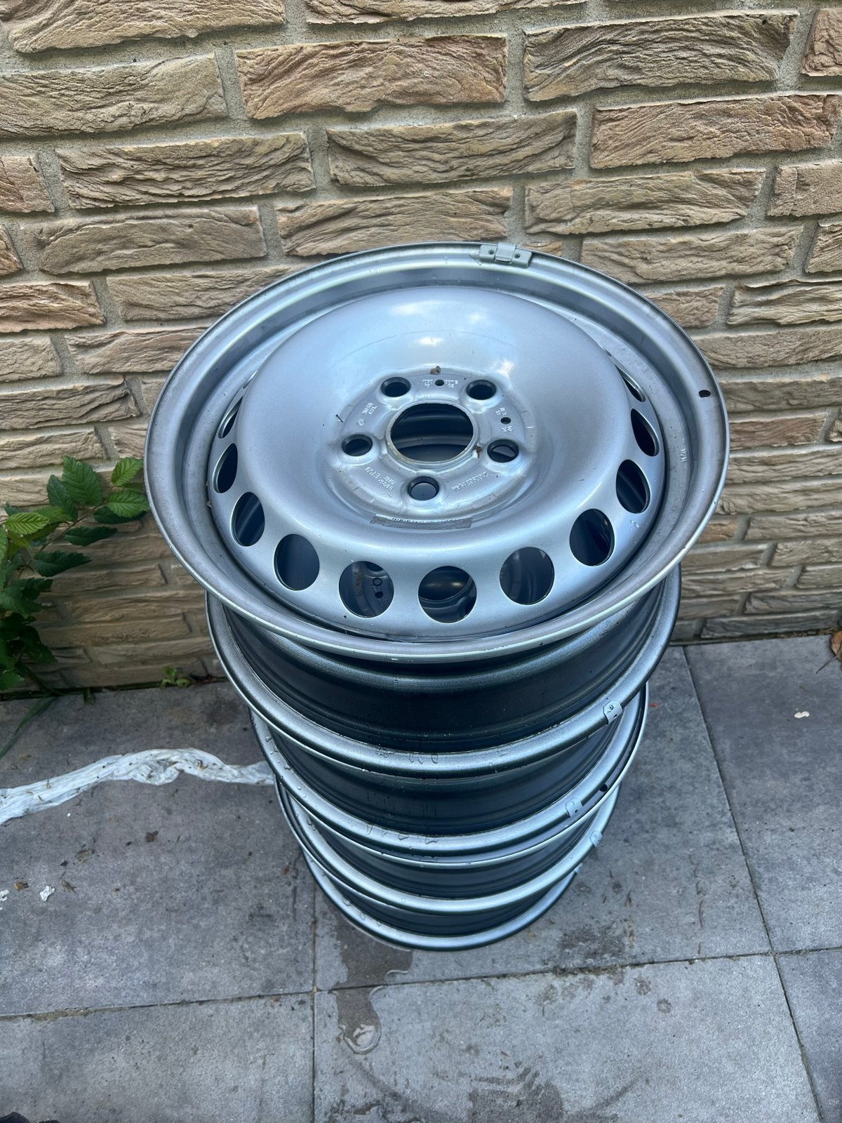 Stalen velgen - Set van 4 volkswagen crafter, Ophalen, Gebruikt, 15 inch, Velg(en)