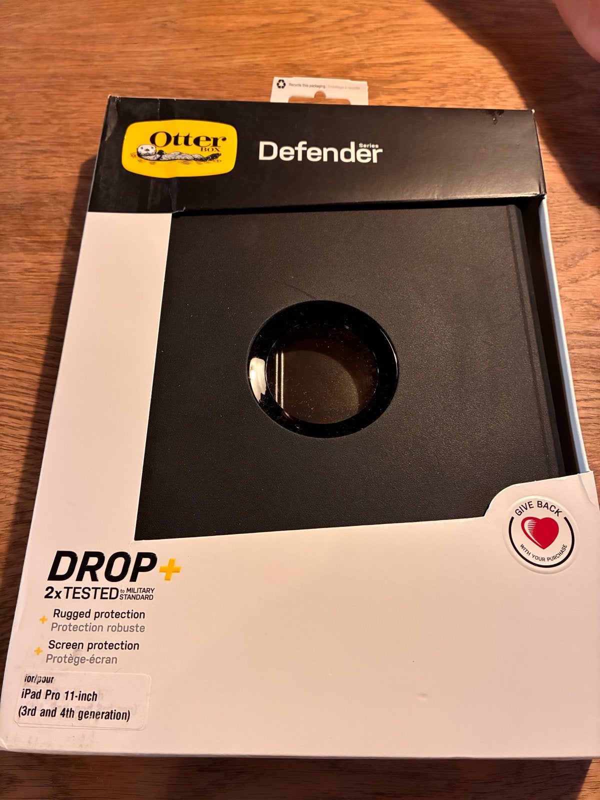 OtterBox Defender Case voor iPad Pro 11-inch (3e en 4e gen), Computers en Software, Apple iPads, Zwart, 11 inch, Nieuw, Ophalen of Verzenden
